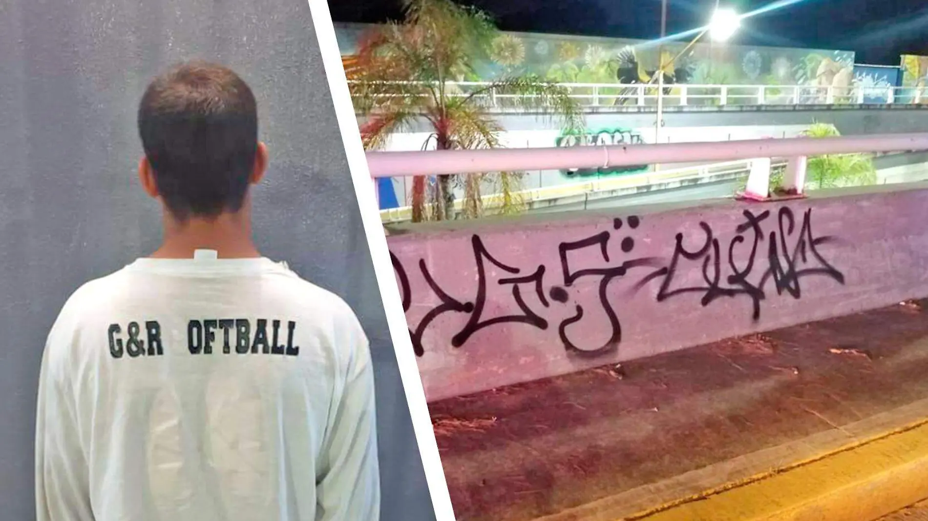 detenido grafiti